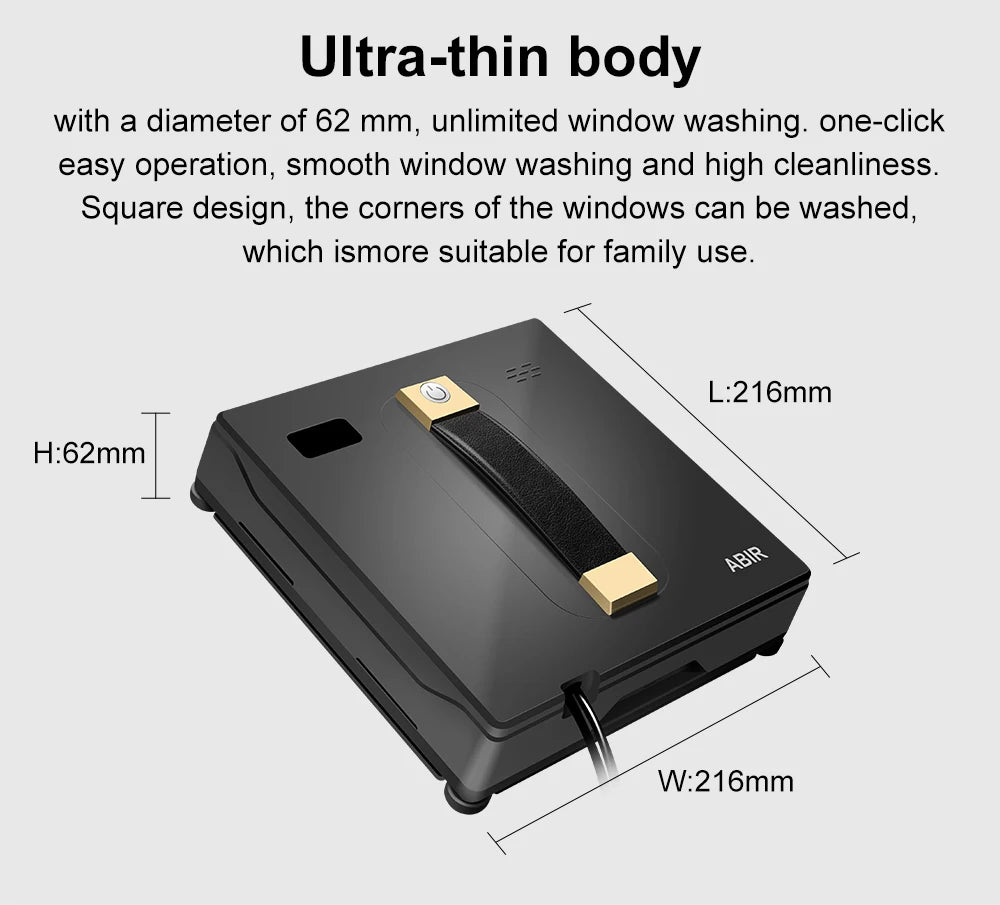ABIR WD8 robot window vacuum cleaner